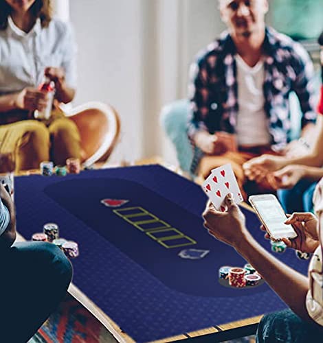 WALIKEN Texas Holdem/Blackjack, Roulette/Craps Blue - BeesActive Australia