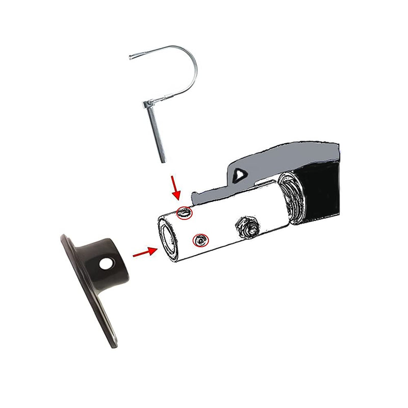 Thinvik Coupler Hitch Attachments for Instep & Schwinn Bike Trailers,Flat and Angled Couplers Metal Accessories for Kids & Pets, for Various of Bicycle Carriers, Trailer Size CouplerHitch-Flat - BeesActive Australia