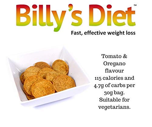 Billy's Diet | Diet Snacks Variety Pack | Low Calorie - Low Carb - High Protein - Vegetarian | Pack of 7 x 30g 30 g (Pack of 7) - BeesActive Australia