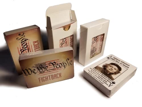 We The People Fight Back Playing Cards (Plain Version) - BeesActive Australia