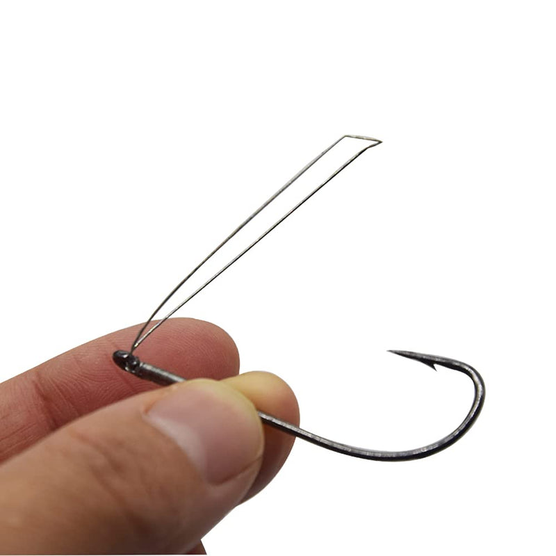 NA 20pcs/Box Fishing Weedless Hooks Wacky Rig Hooks Size 1/0 2/0 3/0 Wide Gap Offset Hooks Wacky Worm Fishing Hooks for Senko Style Soft Stick Worms 2/0-20pcs - BeesActive Australia