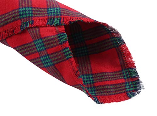 2 Pack Dog Bandana Christmas Plaid Reversible Triangle Bibs Scarf Accessories for Dogs Cats Pets Animals Pattern 1 - BeesActive Australia