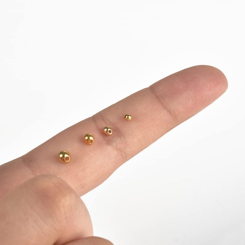 MUUNN 100pcs Fly Tying Tungsten Beads,Tungsten Jig Off Beads Nymph Head Ball for Fly Tying Material 5 Colors Copper 3.3mm - BeesActive Australia