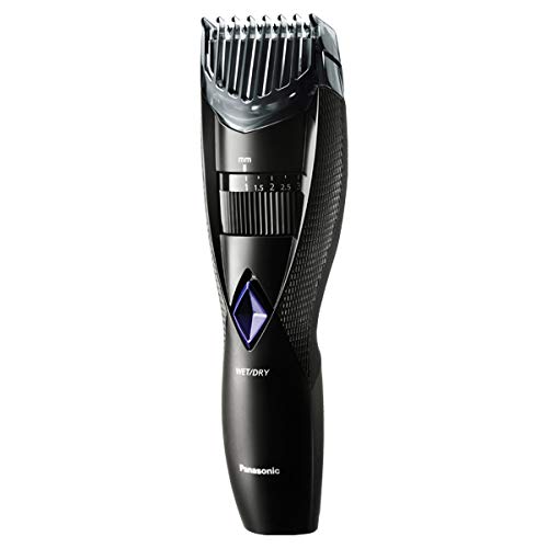 Panasonic ER-GB37 Wet & Dry Electric Beard Trimmer for Men with 20 Cutting Lengths, Standard UK 3pin plug, Black GB37 - 20 cutting lengths single - BeesActive Australia