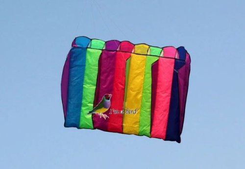 [AUSTRALIA] - L.W. Eye Catching 8 Hole Single Line Control Parachute Parafoil Foil Kite Outdoor Beach Garden Playground Fun 