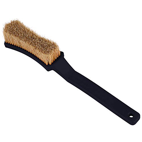TWO STONES Bouldering Brush with Thick Ultra Durable Boar's Hair Bristles,Perfect Rock Climbing Brushes for Rock Climbing Holds on Climbing Wall as Climbing Chalk Brush Indoor or Outdoor Black&Light Blue - BeesActive Australia