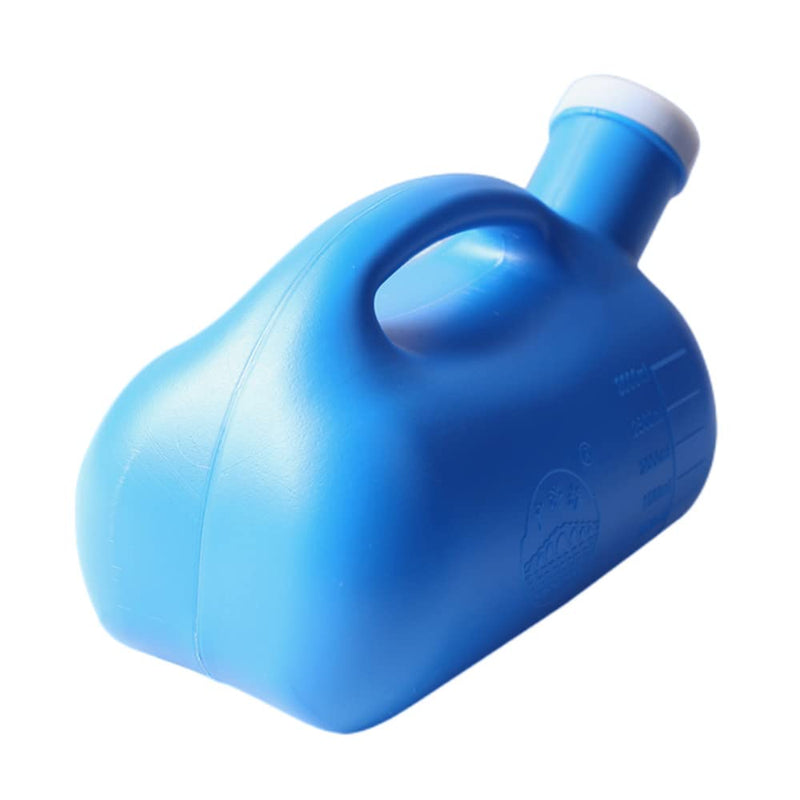 YUMSUM 3000ML Large Male Urinal Portable Mens Potty Pee Bottle Collector Travel Toilet (Blue) Blue - BeesActive Australia