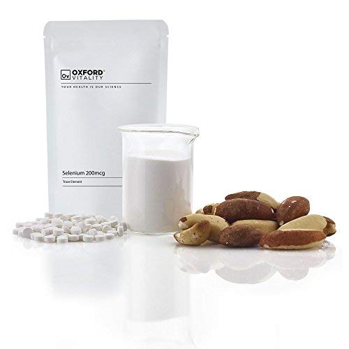 Selenium Tablets | 200mcg Supplement | for Immune System & Thyroid Health | Oxford Vitality 120 Count (Pack of 1) - BeesActive Australia