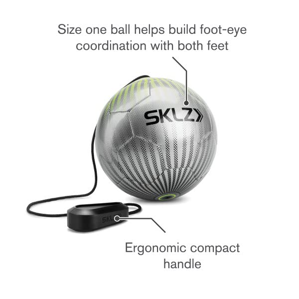 SKLZ Star-Kick Solo Soccer Trainer with Size 1 Soccer Ball Volt - BeesActive Australia