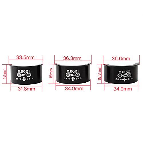 Front Derailleur Clamp Shim Spacer Adapter Kit, Various Size Options of 28.6 31.8 34.9 28.6->31.8 - BeesActive Australia