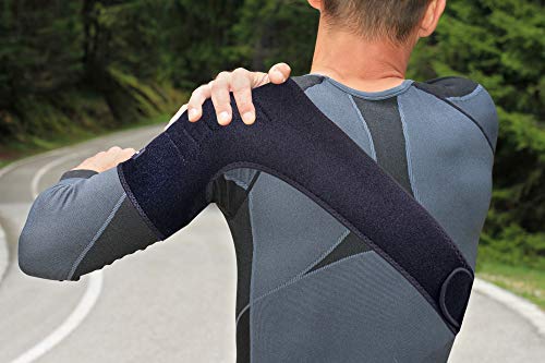 Thx4COPPER Magnetic Shoulder Brace, Compression Support Wrap Belt, Adjustable Stabilizer,Arm Injury Prevention for Dislocated AC Joint, Labrum Tear, Pain, Arthritis, Bursitis, Scapula Tendonitis-RS Right S-M - BeesActive Australia