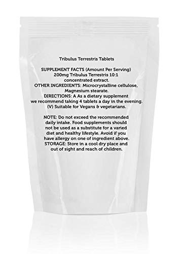 Tribulus Terrestris 2000mg 10:1 Concentrated Extract Veg 180 Tablets Health Supplements Nutrition - Healthy Mood - BeesActive Australia