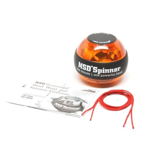 NSD Power Essential Spinner Gyro Hand Grip Strengthener Wrist Forearm Exerciser Amber - BeesActive Australia