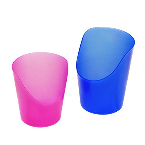 NRS Healthcare H89094 Flexi-Cut Cups 60 ml (2 fl.oz) Capacity in Blue - Pack of 5 5 Count (Pack of 1) - BeesActive Australia