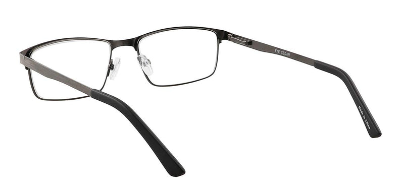 Amcedar 5-Pack Reading Glasses Men Metal Frame Rectangle Style Stainless Steel Material Spring Hinges Include Sun Readers 2.00 5 Pairs Mix 2.0 x - BeesActive Australia