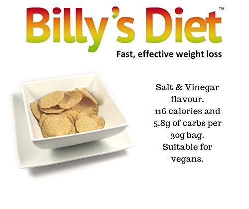 Billy's Diet | Diet Snacks Variety Pack | Low Calorie - Low Carb - High Protein - Vegetarian | Pack of 7 x 30g 30 g (Pack of 7) - BeesActive Australia