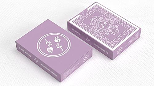 Murphy's Magic Supplies, Inc. Black Roses Lavender (Marked) Edition Playing Cards - BeesActive Australia