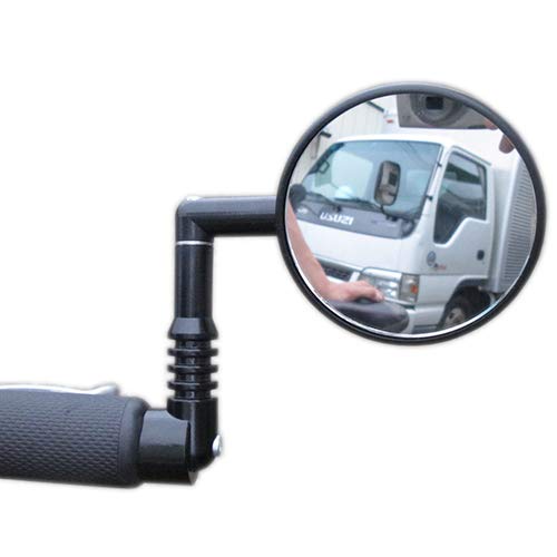 Mirrycle MTB Bar End Mountain Bicycle Mirror , Black - BeesActive Australia