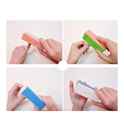 YIMART 5Pcs/set Nail Art Buffer Block Nail File For Nail Polish UV Gel Manicure Pedicure Buffing Sanding Polish (Flower) Flower - BeesActive Australia