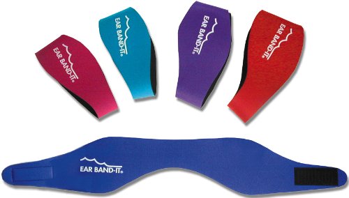 Ear Band-It Swimming Headband - Invented by Physician - Hold Ear Plugs in - The Original Swimmer's Headband - Doctor Recommended - Secure Earplugs Small (ages 3mo to 1yr) Purple - BeesActive Australia
