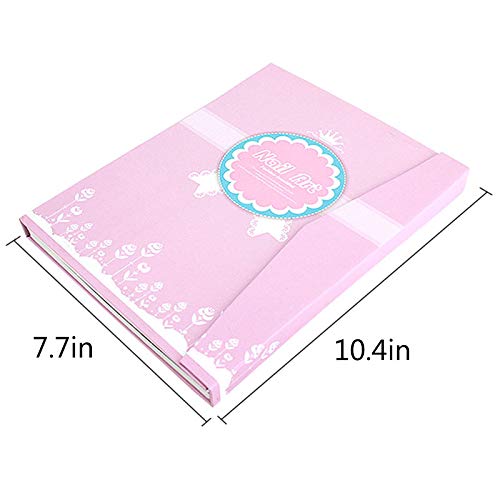 Sun Kea Nail Color Chart Display Book Japanese Style Nail Art Salon Nail Design Display Booklet Pink - BeesActive Australia