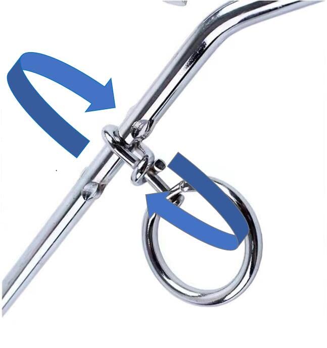 lifstar 20ft Dog Running Leash with 16in Dog Stake, Dog Training Lead Vinyl Coated Chew Proof Steel Cable Tie Out, Safe Pulling Strength 150lbs 1 stake only - BeesActive Australia