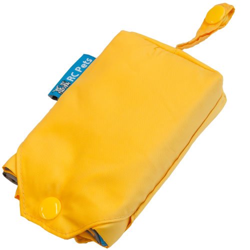 RC Pet Products Packable Dog Rain Poncho Medium Sunshine 1 - BeesActive Australia