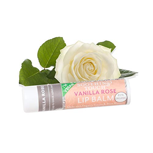 Soothing Touch Vegan Lip Balm - Vanilla Rose, Vanilla Chai, Peppermint, Unscented - Variety Pack of 4 - BeesActive Australia