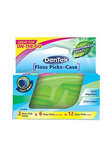 DenTek 3-in-1 on the Go Floss Picks & Cases, ideal for easy dental hygiene on the go as you travel - BeesActive Australia