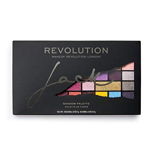 Makeup Revolution Eyeshadow Palette, X Jack, Eye shadow Palette, 20 Shade Eyeshadow Palette, Face Makeup, Variety of Colors, Compact Palette - BeesActive Australia