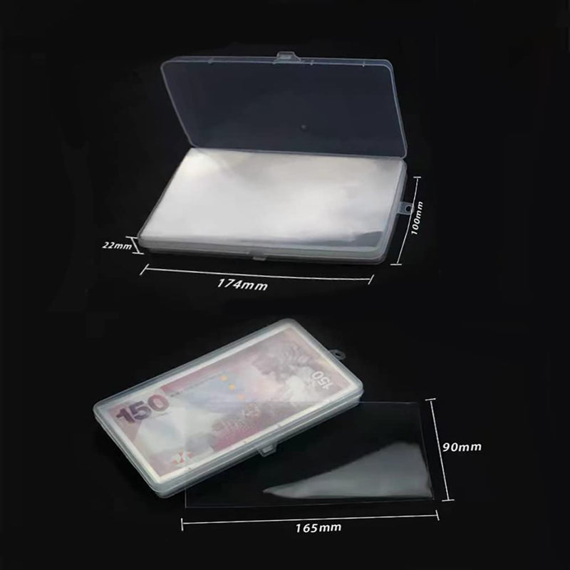 Dollar Bill Collector with Storage Case Paper Money Album Sleeve Protector Bag Durable Plastic banknote Collection Long Term Collection Album for Stamp banknote Letter etc. - BeesActive Australia