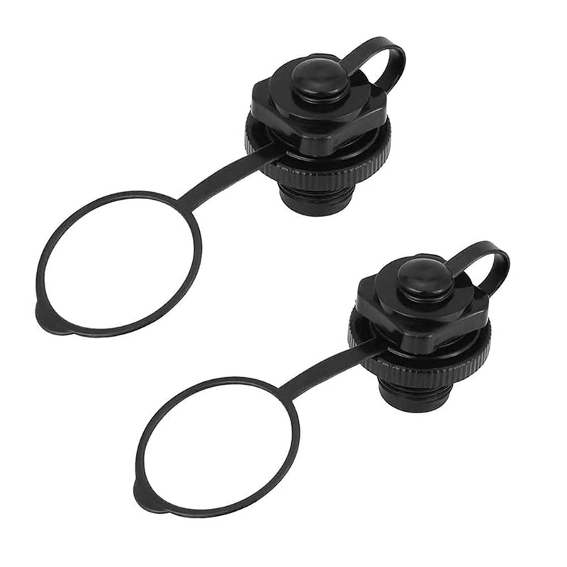 Inflatable Boat Air Valve,2PCS Inflatable Boat Spiral Air Plugs One-Way Inflation Replacement Screw for Inflatable Boat - BeesActive Australia