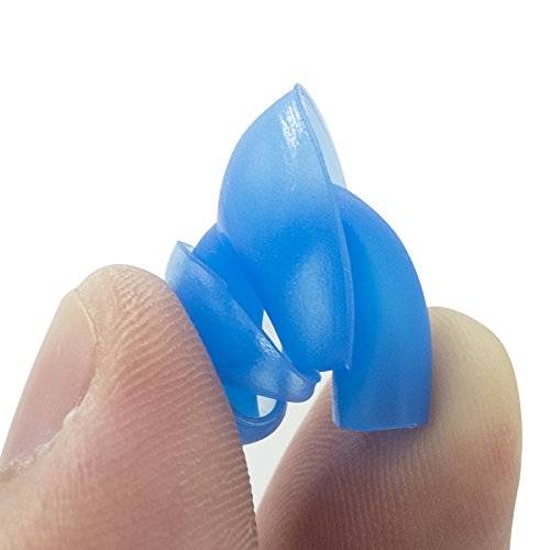 Every Cares Silicone Swimming Earplugs, 6 Pairs, Comfortable, Waterproof, Ear Plugs Swimming Showering Case Blue - BeesActive Australia