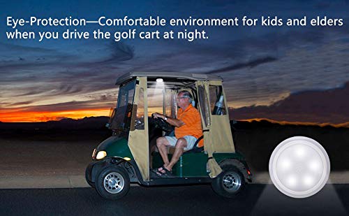 10L0L Golf Cart Roof Touch LED Light Fit for Club Car EZGO Yamaha, USB Rechargeable Wireless Light Stick-on Anywhere with Strong Adhesive for Golf Cart - BeesActive Australia