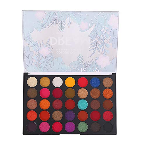 ONLYBEETER Vegan Rainbow Eyeshadow PaletteONLYBETTER High Pigmented Makeup Palette Easy to Blend Color Fusion 35 Shades Metallic and Shimmers Rainbow Eyeshadow Palette Long Lasting Sweatproof and Waterproof Eye Shadows - BeesActive Australia