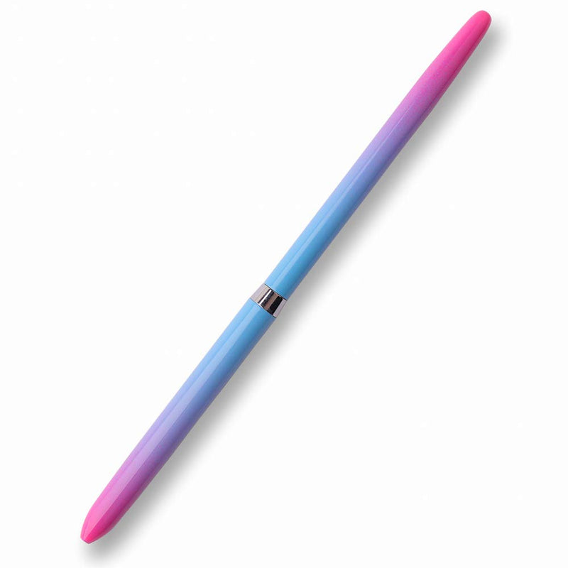 SILPECWEE 1Pc UV Gel Nail Ombre Brush Alloy Handle Nylon Hair Nail Art Gradient Painting Drawing Pen Manicure Brush Tools NO3 - BeesActive Australia