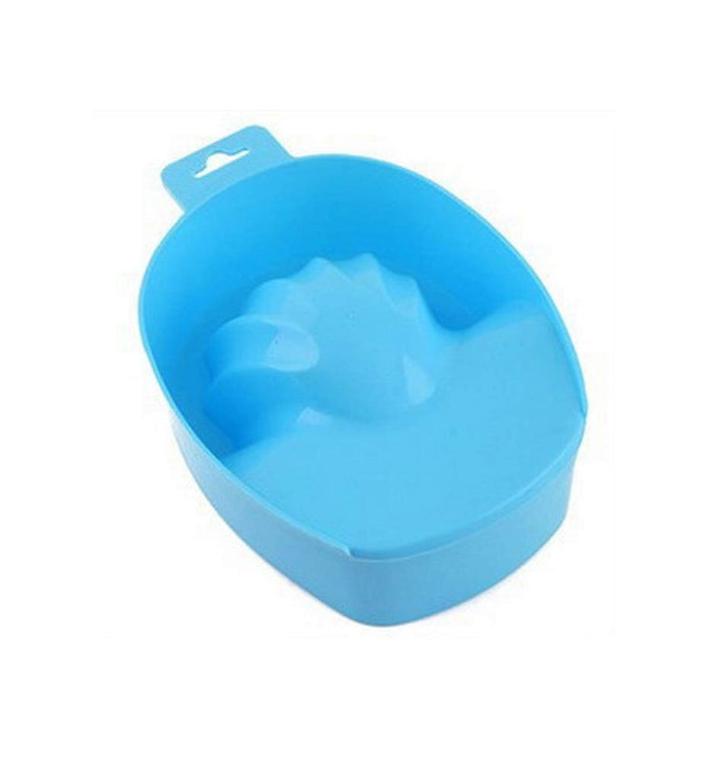 2pcs Soak Tray Nail Art Manicure Care Soak Bowl Tray Polish Remover Blue - BeesActive Australia