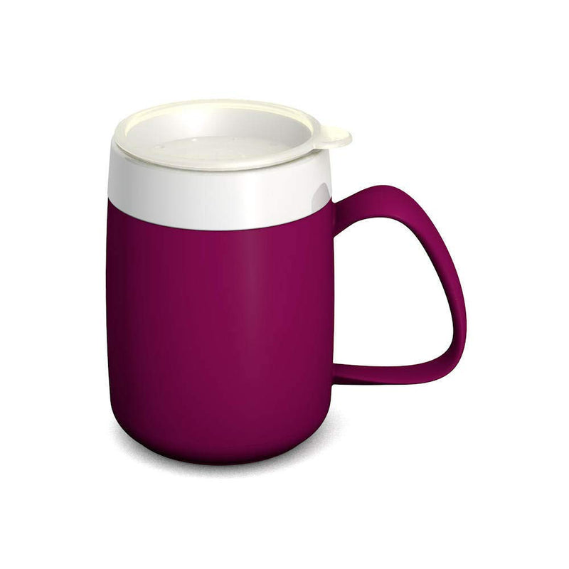 Ornamin Mug with Internal Cone 140 ml Blackberry and Drinking Lid (model 207 + 814) / drinking aid, thermo mug Single - BeesActive Australia