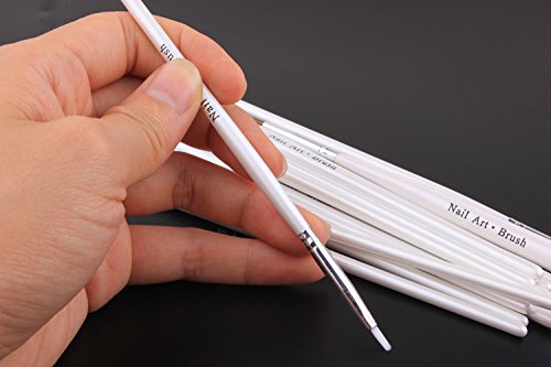 VNDEFUL 15PCS Multifunctional Acrylic Nail Art Brush Set Painting Pen For False Nail - BeesActive Australia