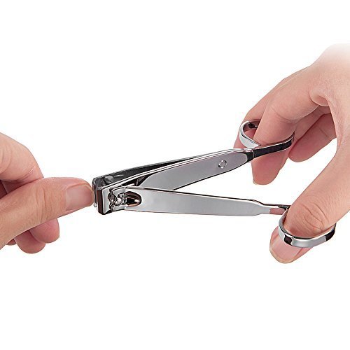 BIGWINNER Nail Clippers, EZ Comfort Grip Nail Clipper, Sharp Stainless Steel Blade Toenail Clippers Set of 2 (Small and Large) - BeesActive Australia