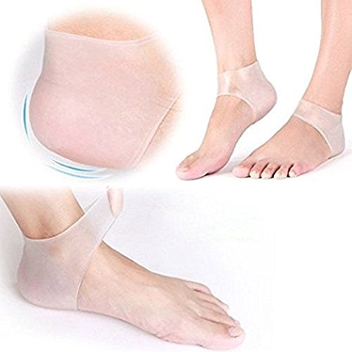 Moisturizing Heel Support and Skin Softening Gel Heel Sleeves for Heel Pain Relief, Heel Fissures, Dry Cracked Heel Repair, Protective Cushioning for Plantar Fasciitis by JERN for Men and Women - BeesActive Australia