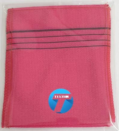 Korean Tistom Italy Towel Exfoliating Towel Bath Washcloth 3 Pcs (Red) Dead Skin Remover - BeesActive Australia