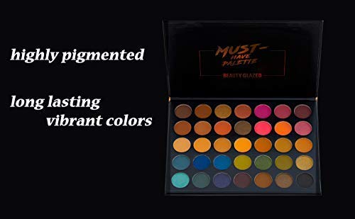 Make Up Eyeshadow Palette 35 Colors Blendable Chunky Pigmented Matte and Shimmer Pop Colors Eye Shadow Powder Waterproof Eye Shadow Palette Cosmetics Christmas Gifts Must Have-35 Colors - BeesActive Australia