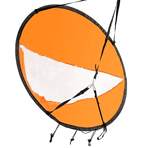 VGEBY Wind Sail, 42inch Kayak Sail Foldable Wind Paddle Adventure Sail Fold-able Downwind Sail for Kayaks, Canoes, Inflatable Boats, Paddle Board Boating Supplies - BeesActive Australia