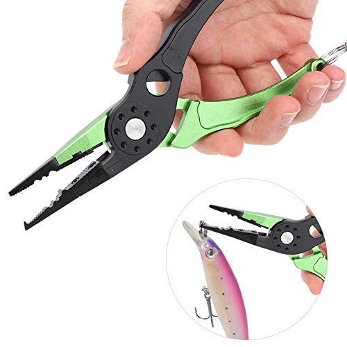 VGEBY Fishing Plier, Outdoor Multifunctional Folding Fishing Tools Braid Cutters Split Lure Plier Fish Controller Tong Set Fishing Tools and Accessories - BeesActive Australia
