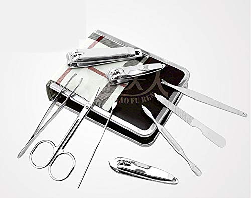 Manicure, Pedicure Kit, Personal Nail Clippers Set Stainless Steel Nail Kit Manicure Set Nail Clippers Pedicure Tools for Men Women - BeesActive Australia