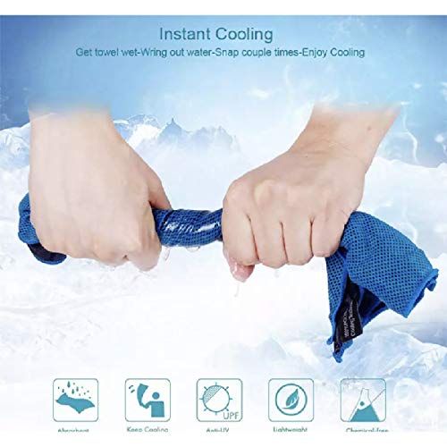 [AUSTRALIA] - LUX FITNESS AND HEALTH Cooling ice Towel, Sweat Absorbent | Quick Drying Portable 