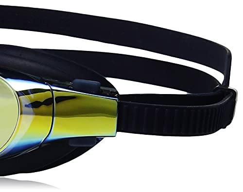 TYR Vesi Mirrored Googles One Size Gold/Navy - BeesActive Australia