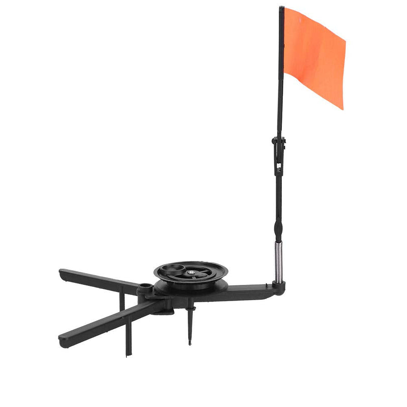 Ice Fishing Tip Up Fishing Rod Tip up Compact Orange Flag Tackle Accessory Kit for Ice Fishing Accessory - BeesActive Australia