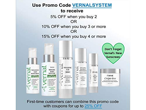 Vernal All in One Eye Treatment – Repair Dark Circles Under Eye & Puffiness – Packed with Collagen, Vitamin C & K | Eye Bags Treatment | Get Brighter, Rested and Refreshed Looking Eyes | Best Eye Gel - BeesActive Australia